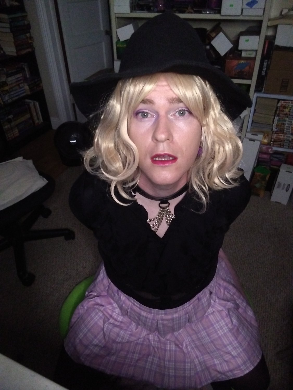 Slutty little Witch plays with her Wand #JUSq3rKT