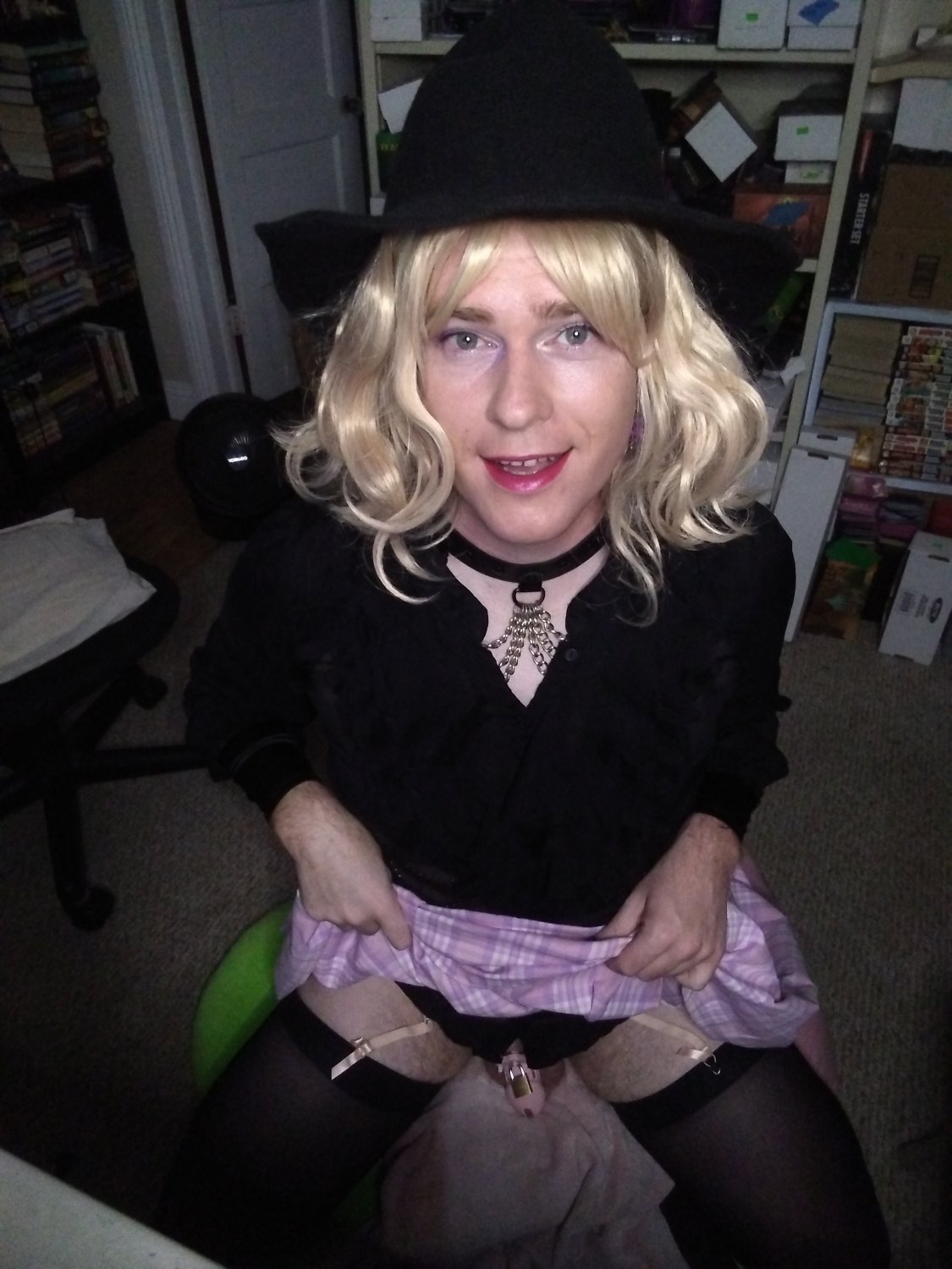 Slutty little Witch plays with her Wand #PHjqvl1H