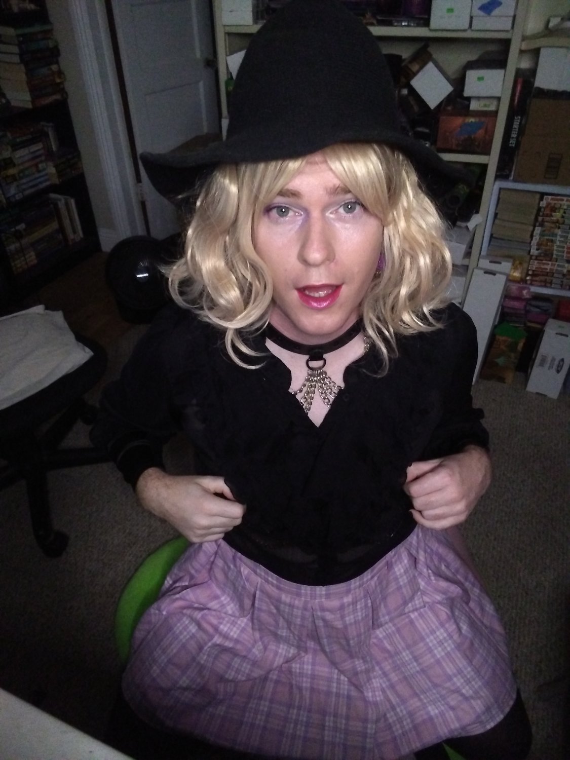 Slutty little Witch plays with her Wand #VbN6GaEF