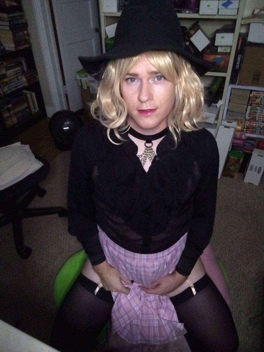 Slutty little Witch plays with her Wand #mE7lAZ8g