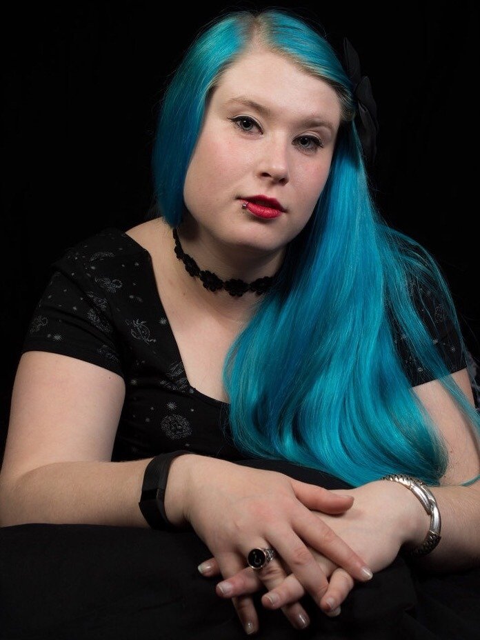 Blue hair bdsm babe #t7DSTDrA