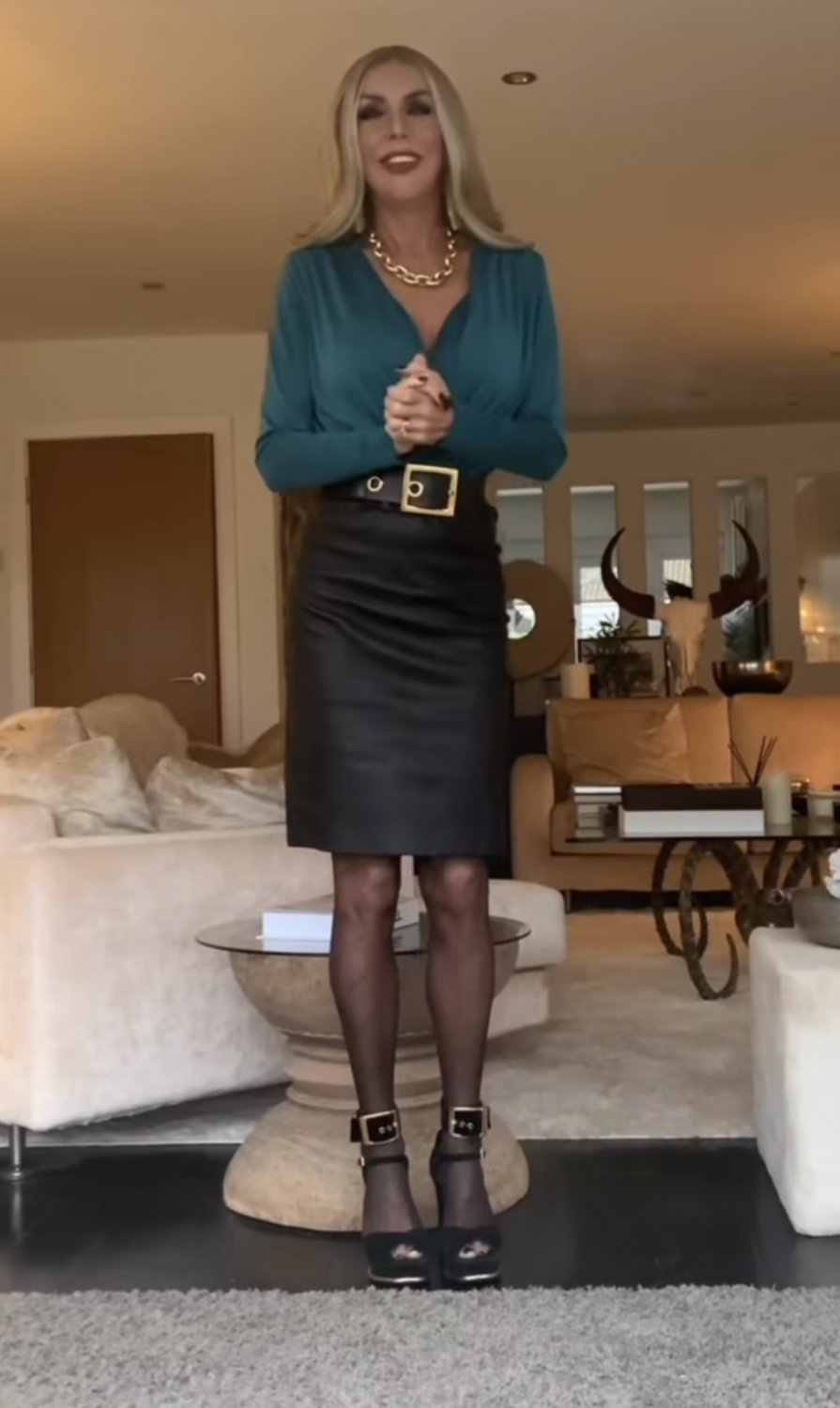 Celia Sawyer - Leather Skirt #P7iyVAFI