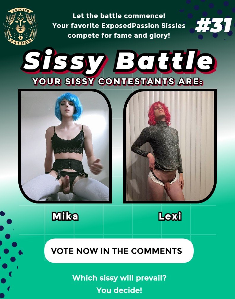 Sissy Battle #30 and #31: Lena vs. Micki, Mika vs. Lexi [ REPOST, I´M NOT THE CREATOR ] #RABuxhyv