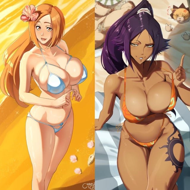 Who makes you harder? (Orihime) or (Yoruichi)? #hT8HkwmO