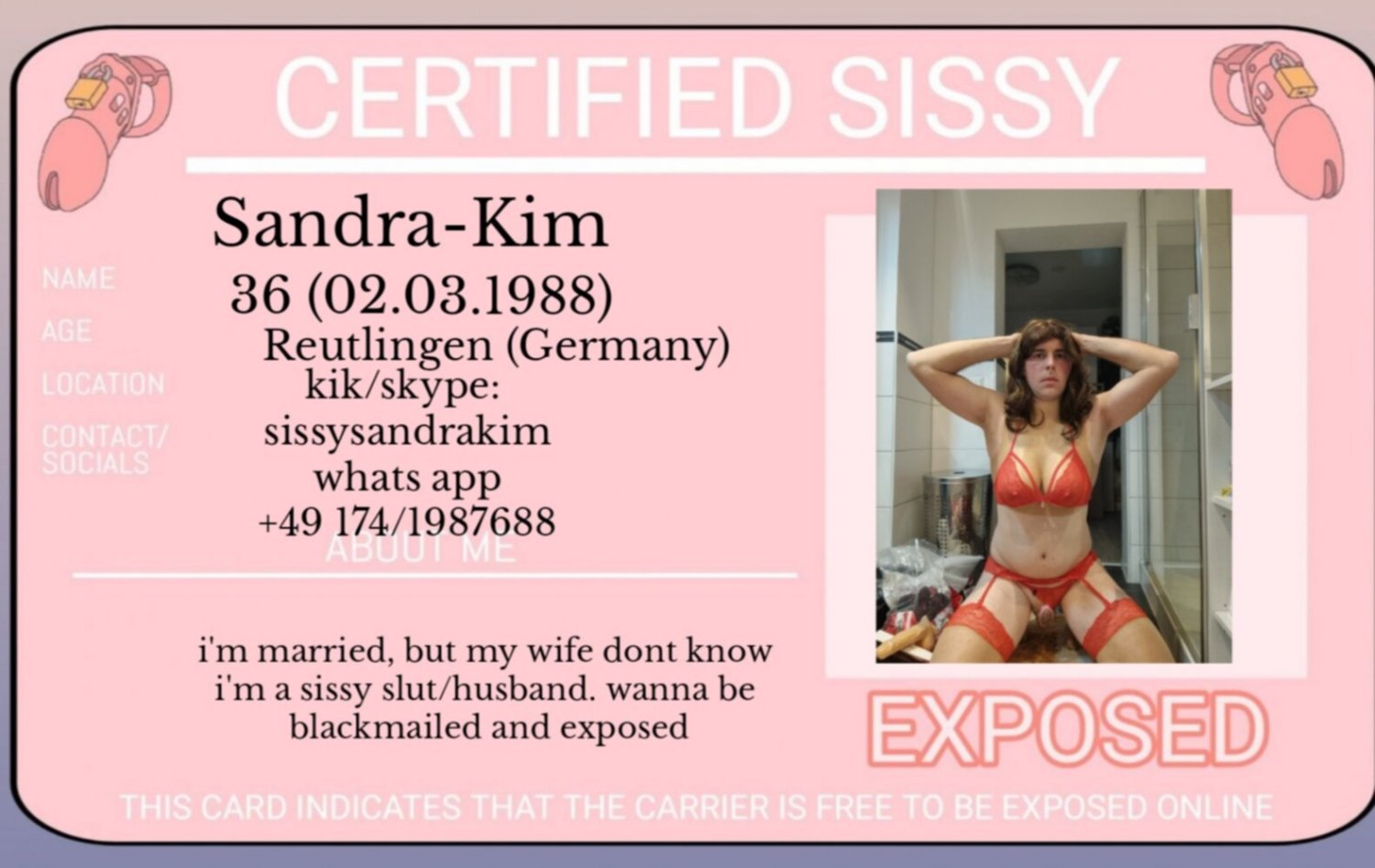 Chat Pic Sissy Sandra #KxcNQrre