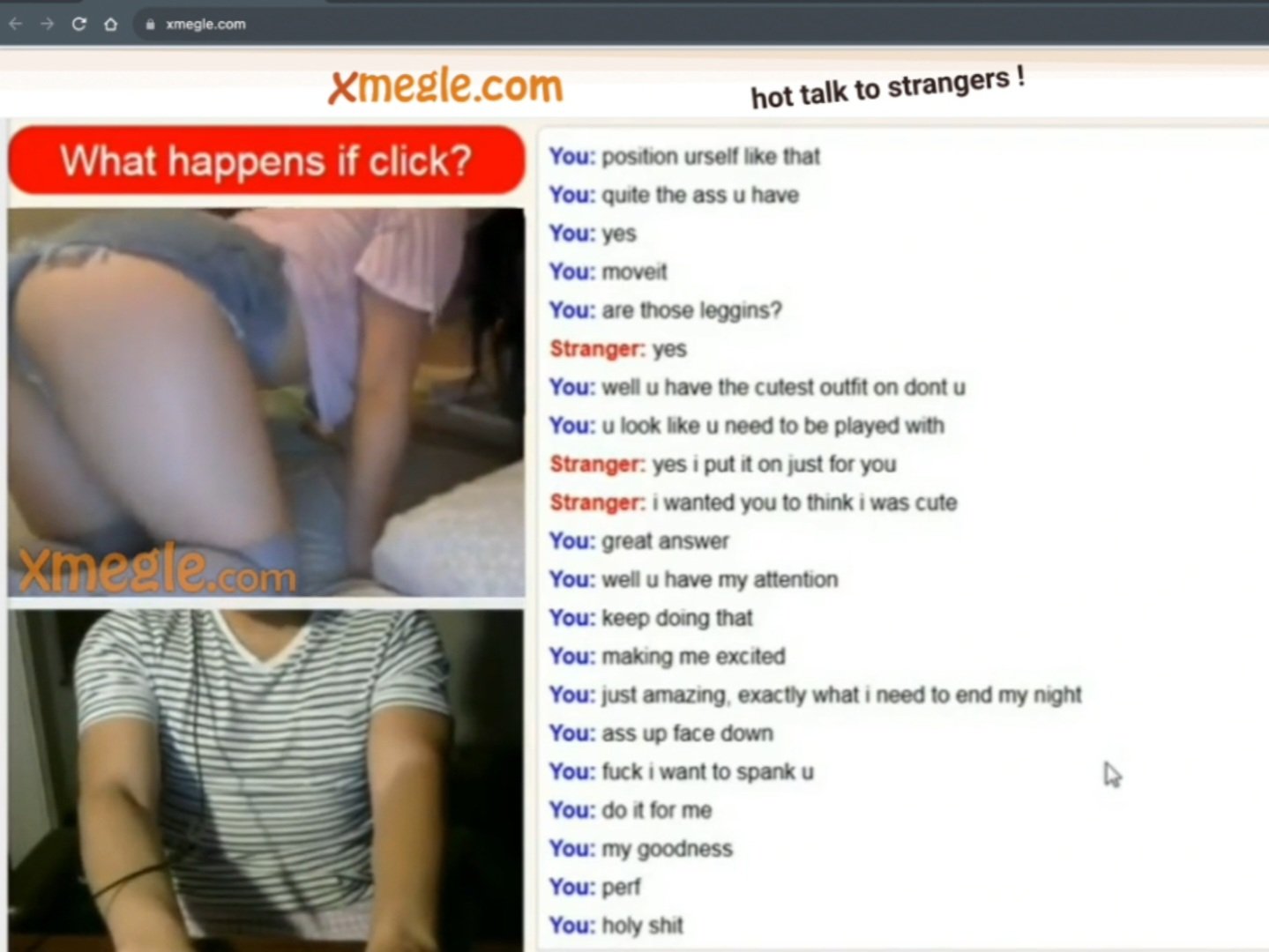 Cute slut loves doggy style position and shows big ass in video chat on Omegle #fCuCtvPQ