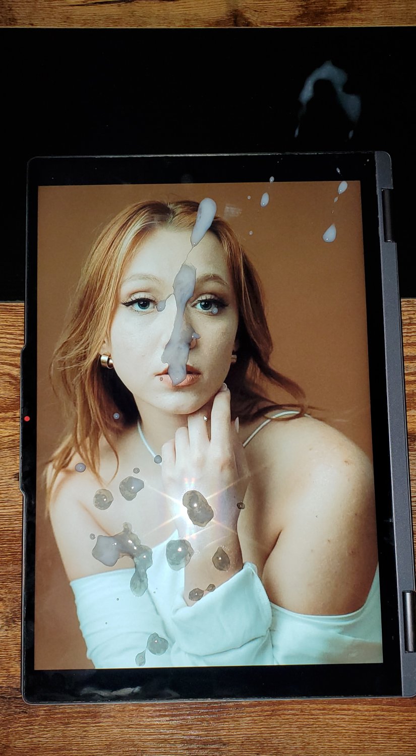 Cute Redhead Cum Tribute #zqS9FlYB