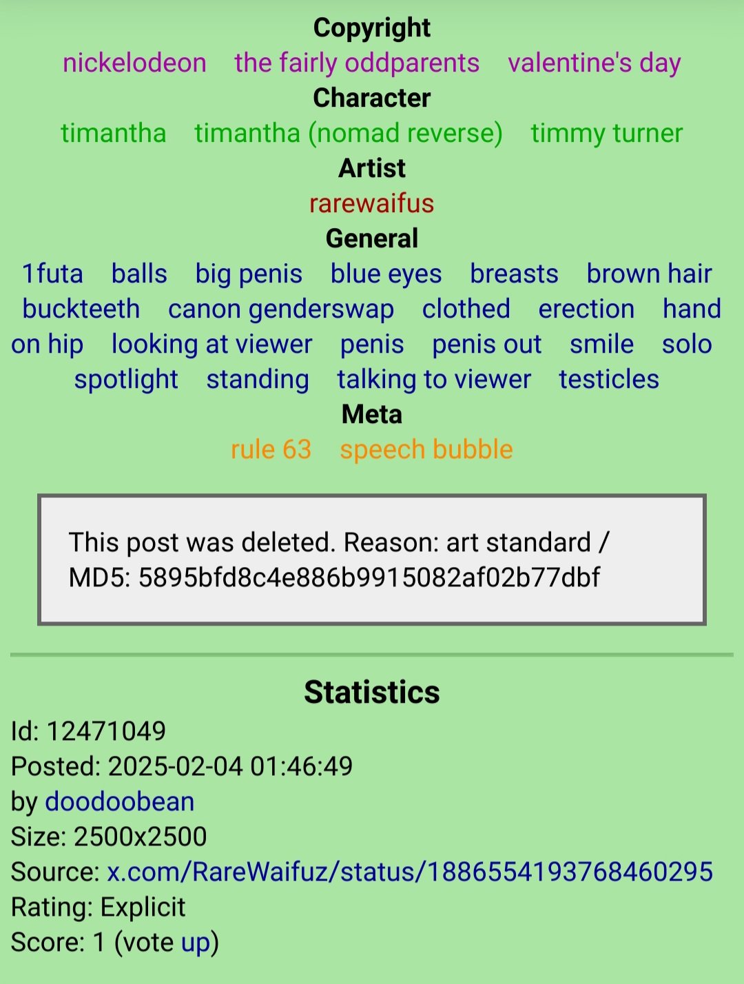 I'm so fucking sick of having my shit being deleted by perfectionist overlords! #kKuBGKXD