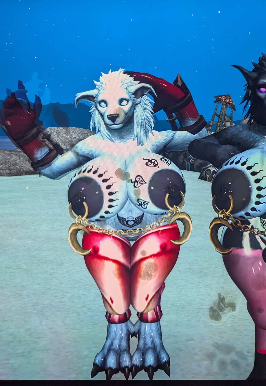 cumtribute for the bitchi fluffy worgen slut chelsi Nutshallow and her sisster ~ 2 #fKiYwraf