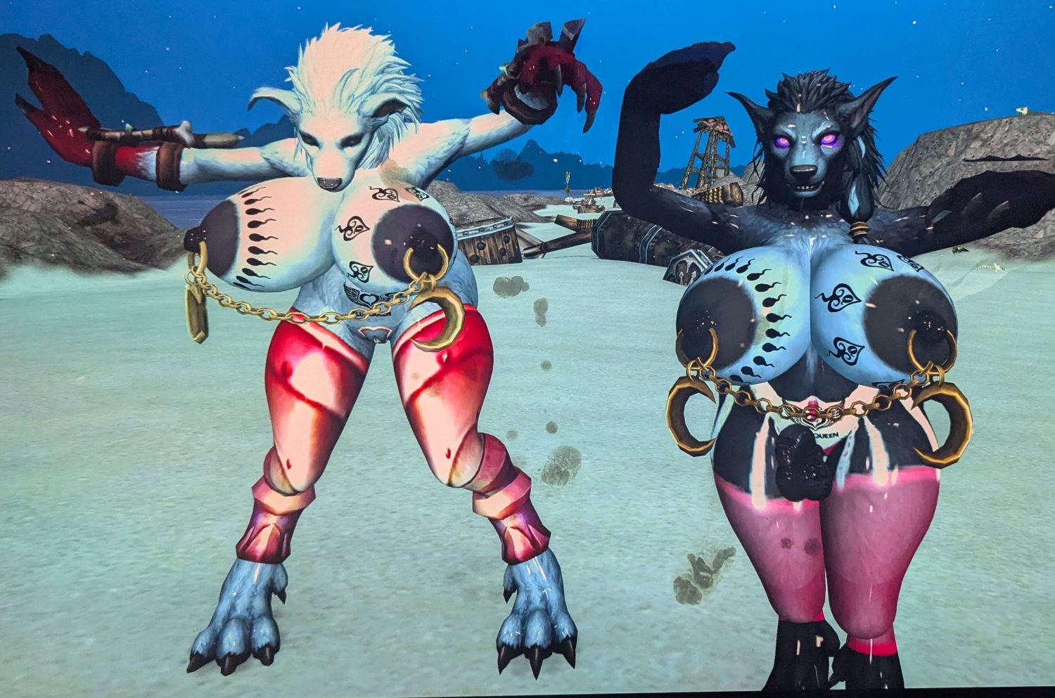 cumtribute for the bitchi fluffy worgen slut chelsi Nutshallow and her sisster ~ 2 #okNBHfSa