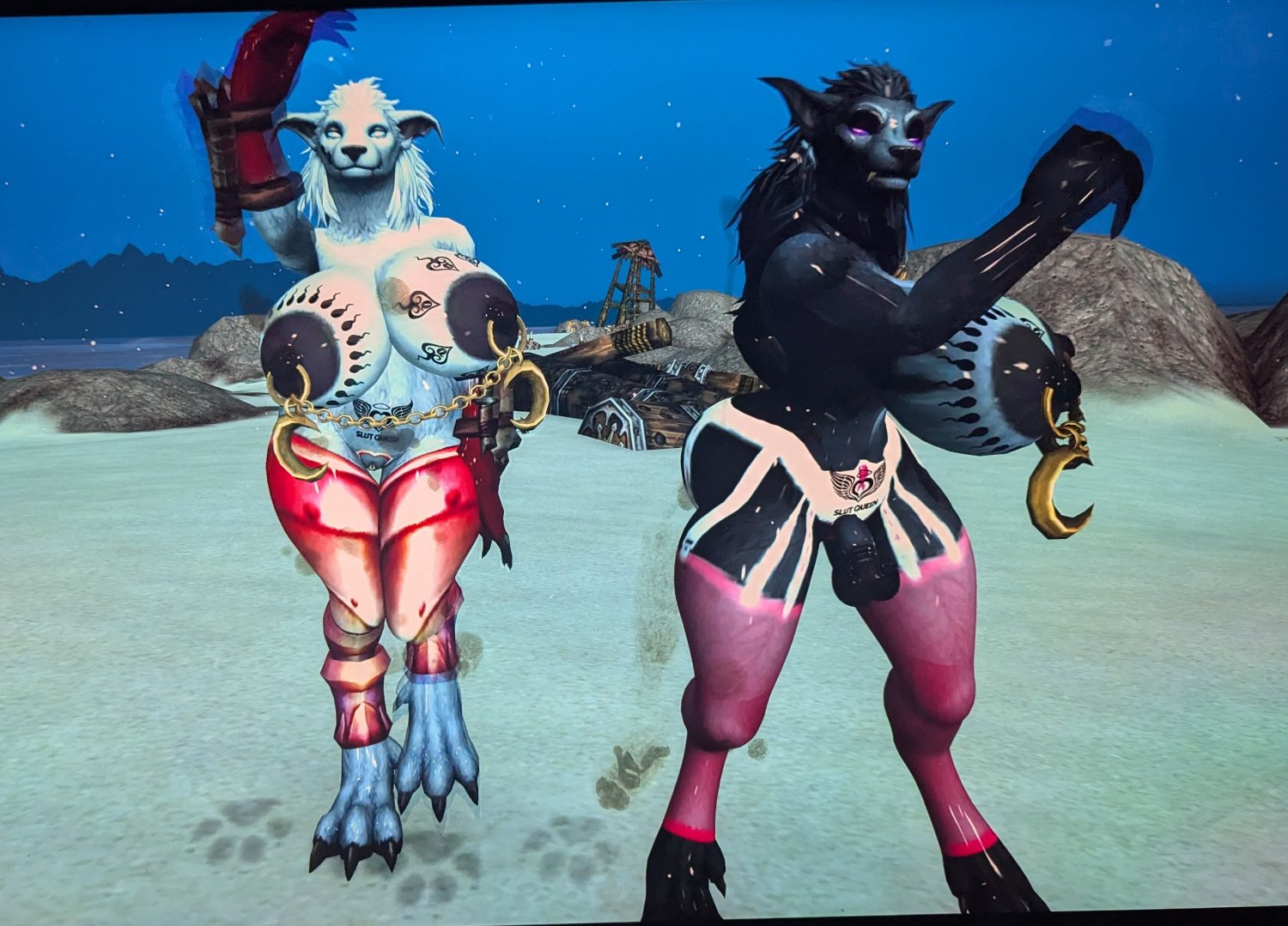 cumtribute for the bitchi fluffy worgen slut chelsi Nutshallow and her sisster ~ 2 #pv2ddc9s