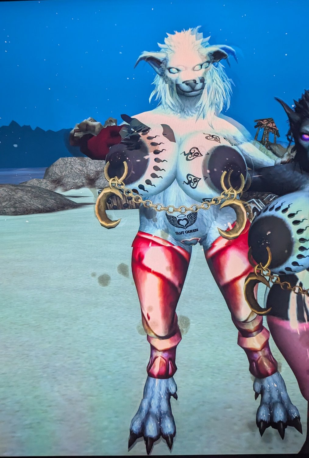 cumtribute for the bitchi fluffy worgen slut chelsi Nutshallow and her sisster ~ 2 #xxG3KK2k