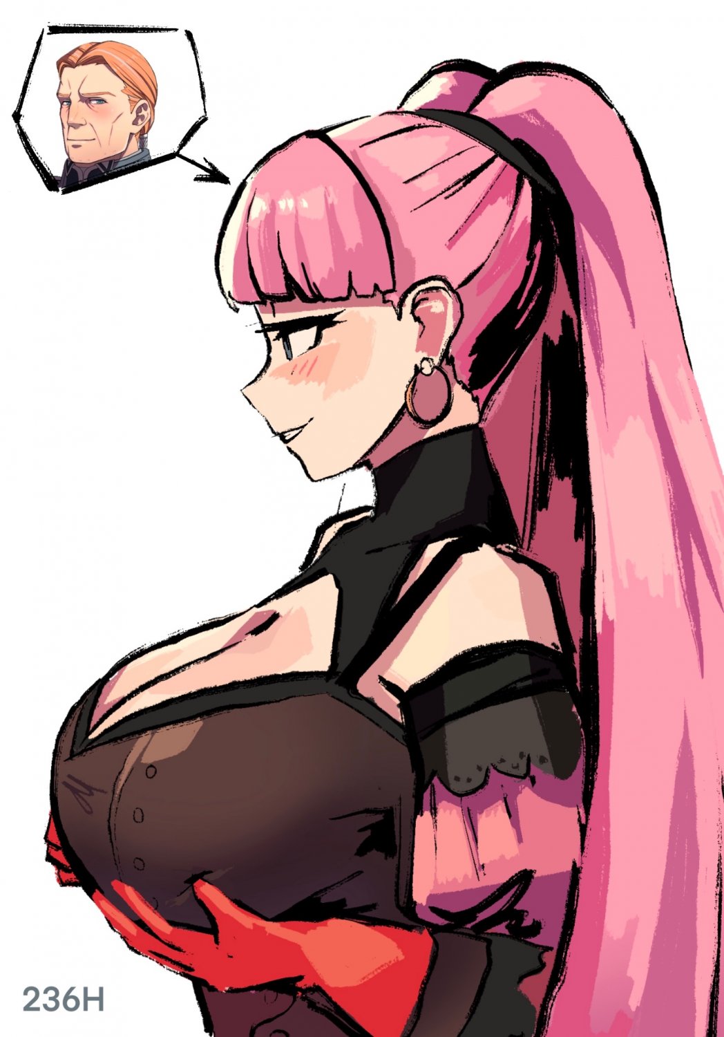 Possessed Hilda plays with her big boobs #XNbh8TgG