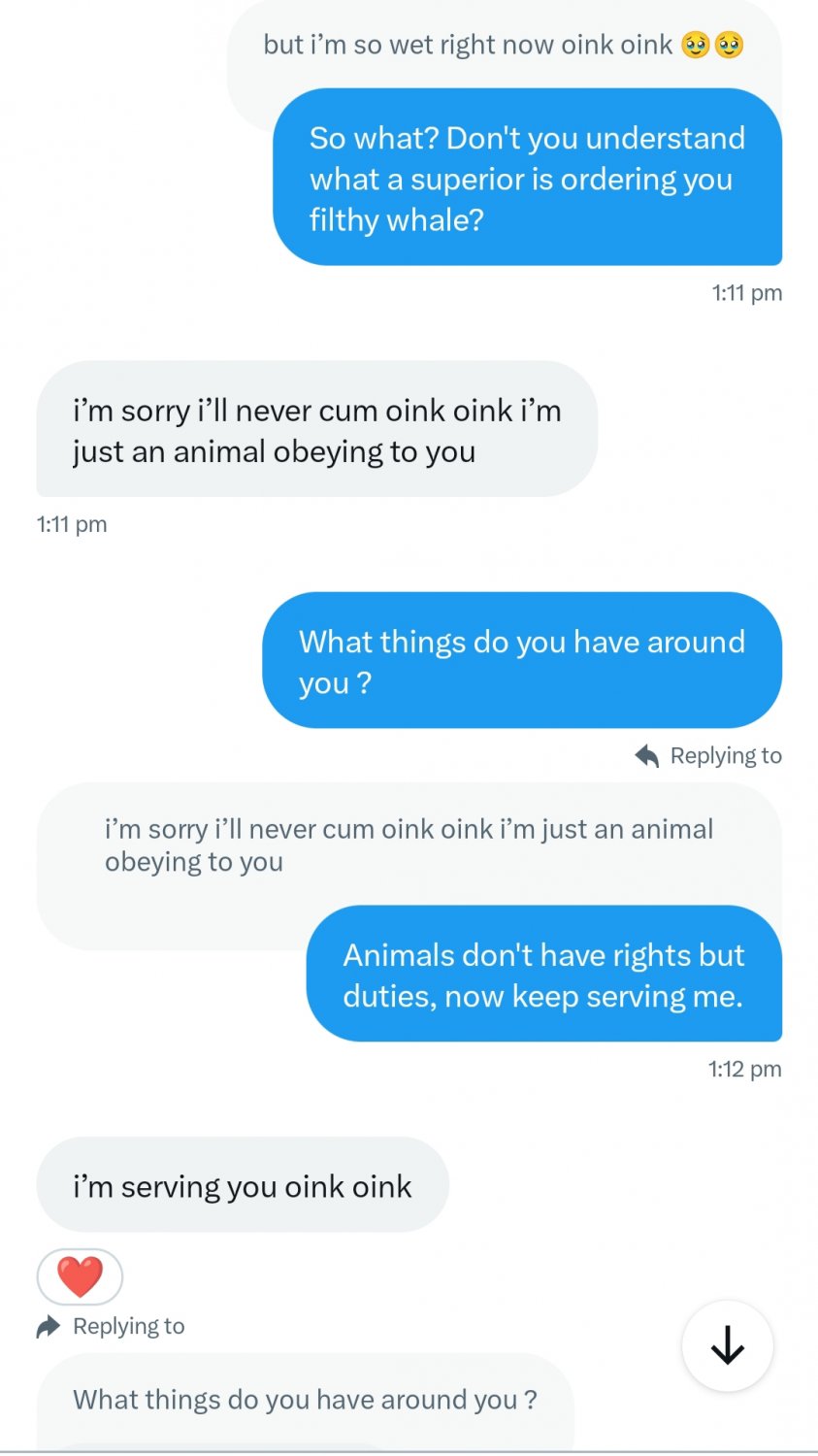Fat disgusting oinker 🐷 text me to get used/exposed #Q7oFAKEY